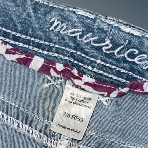 Maurices Low Rise Capri Jeans Size 7/8 Regular 32 #43 - Picture 4 of 6